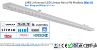Universele Lineair past LM5-Lijnversie IP65 5ft leidde retroactief aan Dekking van Buis de Lichte 55W PC Geen UVirl Mercury Free
