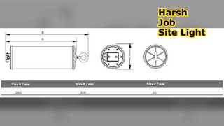 Robuuste LED-werklamp van 15 W voor zware klussen