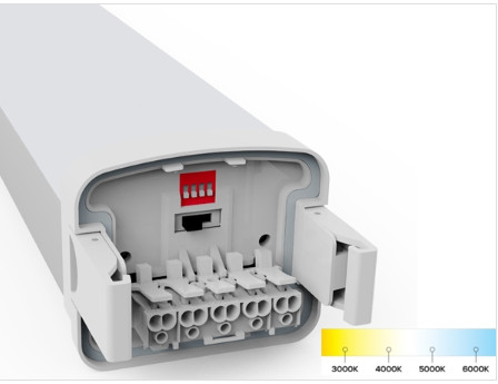 IP65 en IK08 4ft het Klassieke LEIDENE van 60W Licht van Triproof voor Wholesales of Project