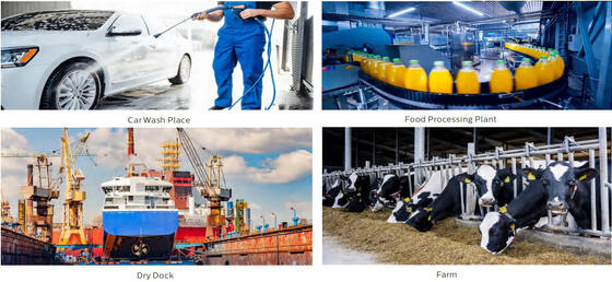 IP69K IP66 TB7 Super-LED-buislicht met DIP-omschakelbare kracht/3CCT/3-fase 160LPW-efficiëntie