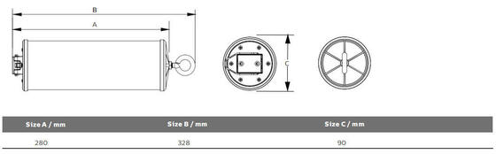 15W IP66/IP69K 140lm/W LED Draagbare Werklicht voor Marine en Tijdelijke Verlichting