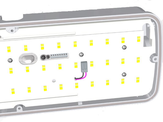8W Bulk Head LED Veranda Light met noodfunctie en bewegingssensor IP65