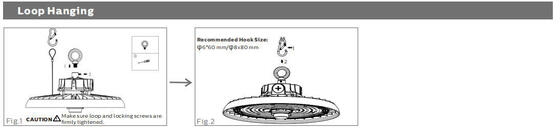 HB3 DIP schakelbare voeding en 3CCT UFO LED Highbay-lamp met aluminium pc-afdekking Optionele after-sales service in Europa Magazijn