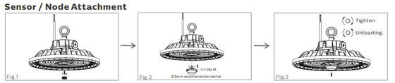 Meest kosteneffectieve IP65 aluminium HB4 LED High Bay Light Power &amp; CCT selecteerbaar voor indoor magazijnindustrie en commerciële verlichting