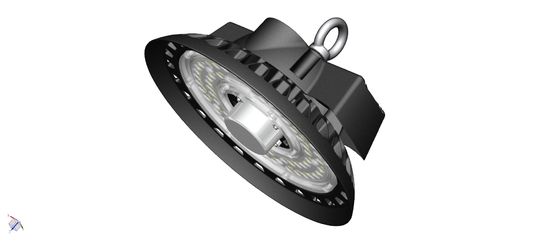 LEIDENE van de UFO Hoge Baai 140LPW 150W Pluggable Bewegingssensor
