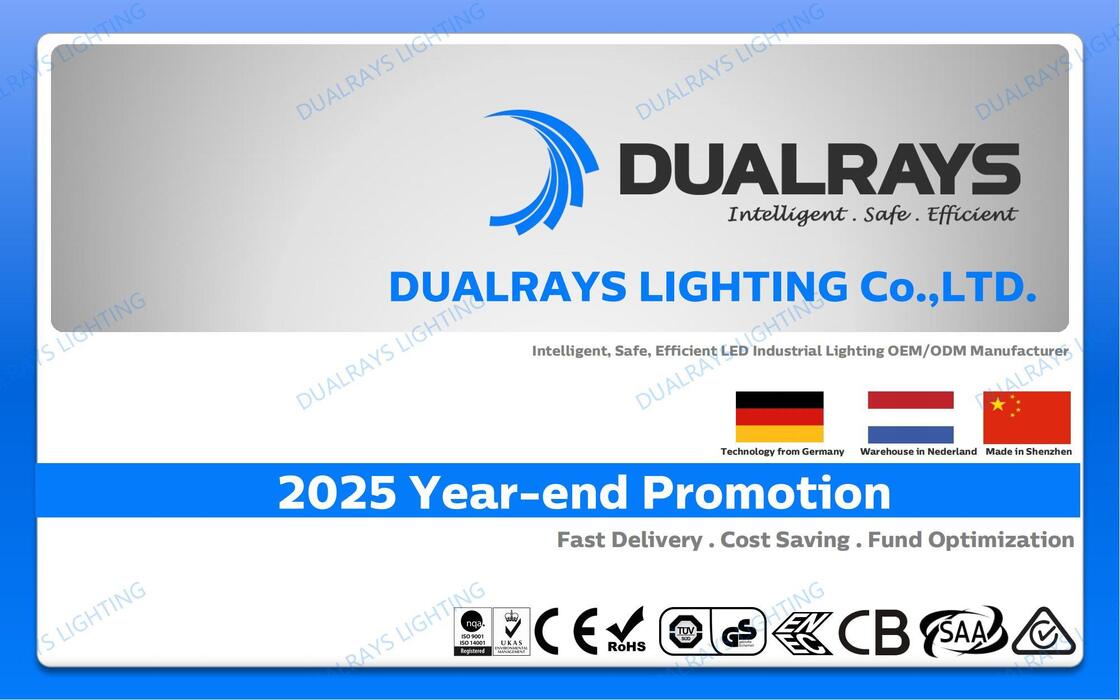 DUALRAYS Europe Stocking LED vochtbestendige lamp rechtstreeks uit Nederland verzonden binnen 3 werkdagen en lokale after sales service