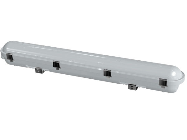 D1H IP66/IK10 LED Vochtbestendig Lichtpunt directe vervanging voor traditionele vochtbestendige armaturen met fluorescentielampen variërend van 18W tot 58W