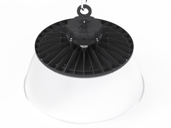 DUALRAYS 100W HB2 DIP schakelbare voeding en 3CCT UFO LED Highbay Light 170LPW Toegepast voor magazijnen en logistieke hallen