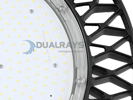 Het UFO LEIDENE van PIR Dimming Sersor 140LPW 200W Hoge Baai Lichte Klok IP65 Bean Angles Optional